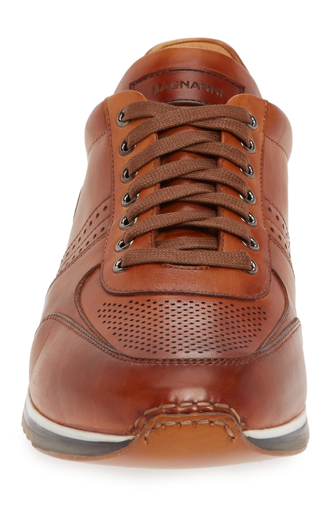 Marlow Sneaker, Alternate, color, COGNAC LEATHER