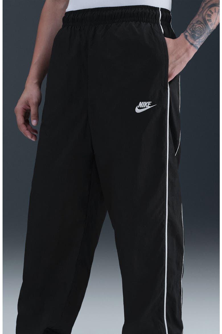 Sportswear Windrunner Water Repellent Track Pants, Alternate, color, 010 BLACK/SAIL
