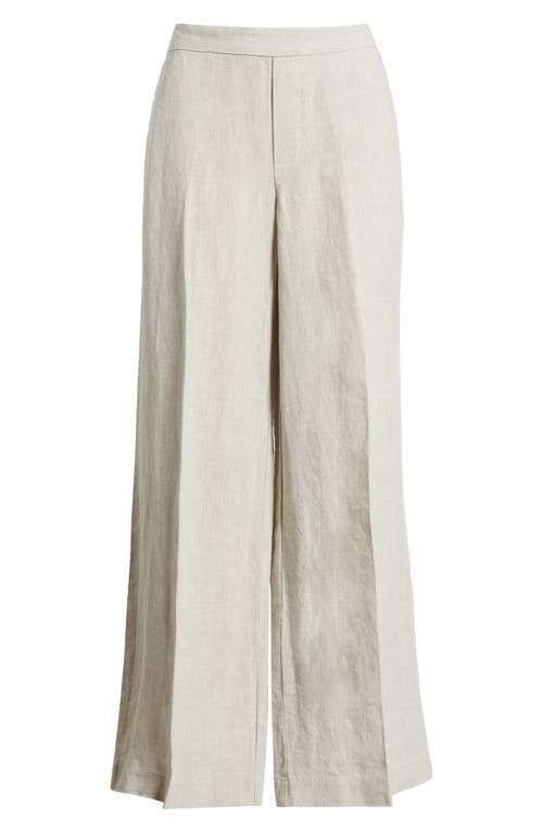 Madewell The Easy Linen Pull-on Pants In Oat Color Linen