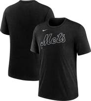Nike Men's Nike Heather Black New York Mets Lights Out Tri-Blend T-Shirt