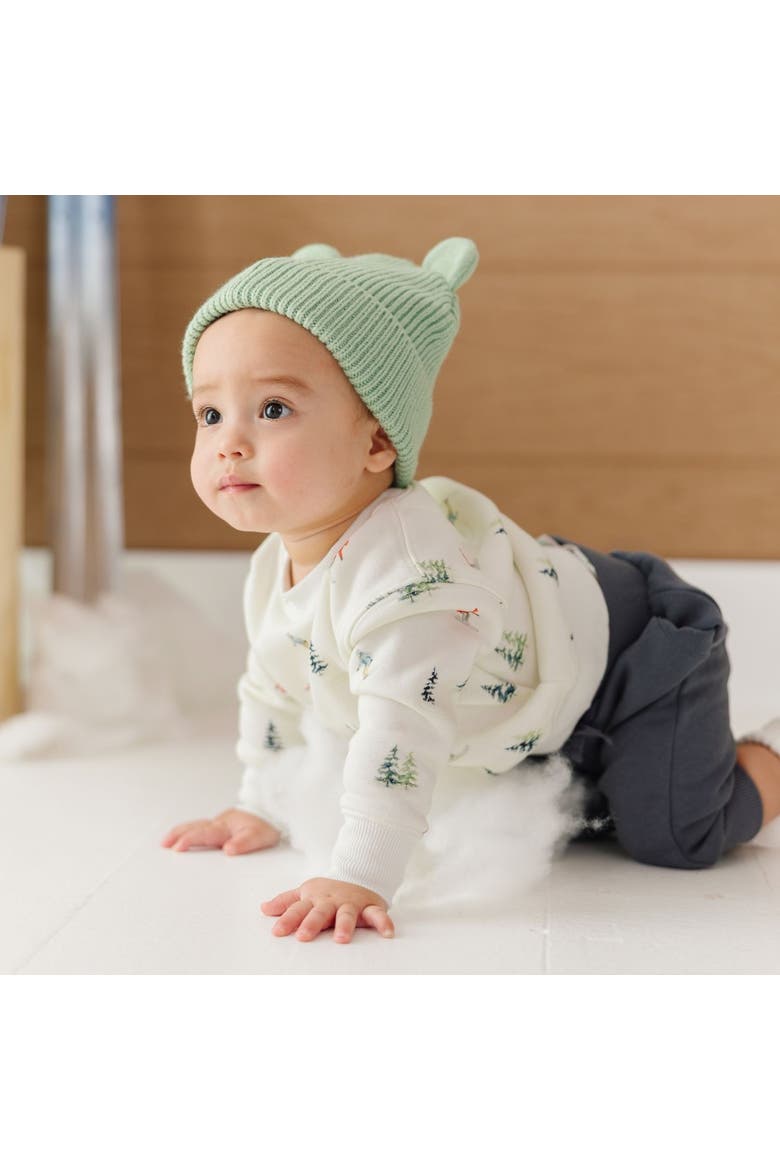 Ski Day Sweatshirt (toddler, Little Kid & Big Kid), Alternate, color, Ivory