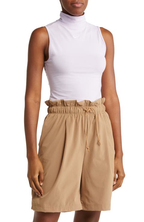 Sportswear Collection Mock Neck Top