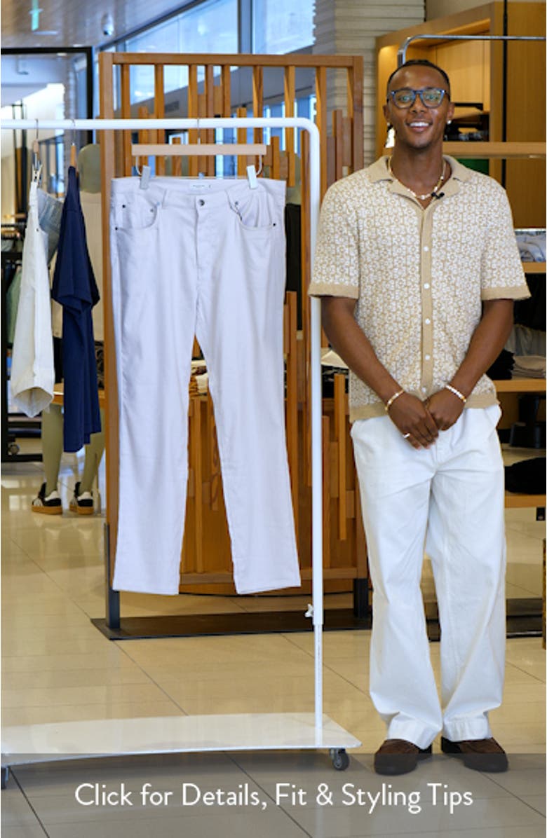 Preston Stretch Linen & Cotton Pants, sales video thumbnail