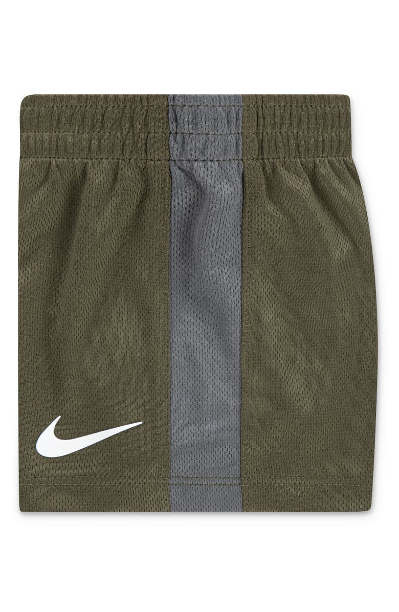 Nike Dri-FIT Swoosh T-Shirt & Shorts Set, Alternate, color, Medium Olive