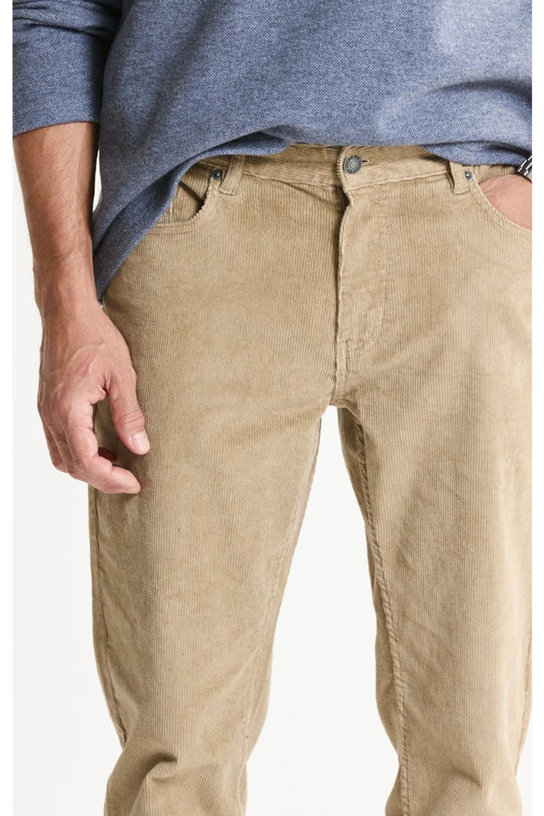 Stretch Corduroy 5-Pocket Pants, Alternate, color, DARK STONE