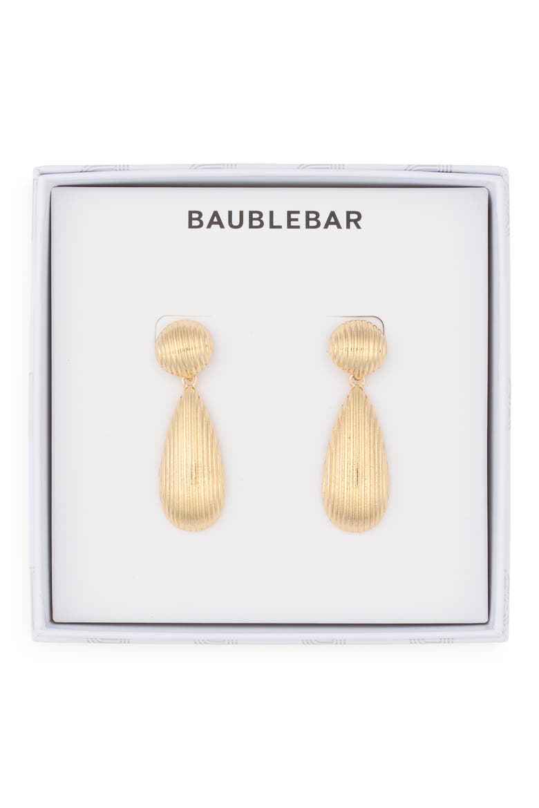 Teardrop Drop Earrings, Main, color, GOLD