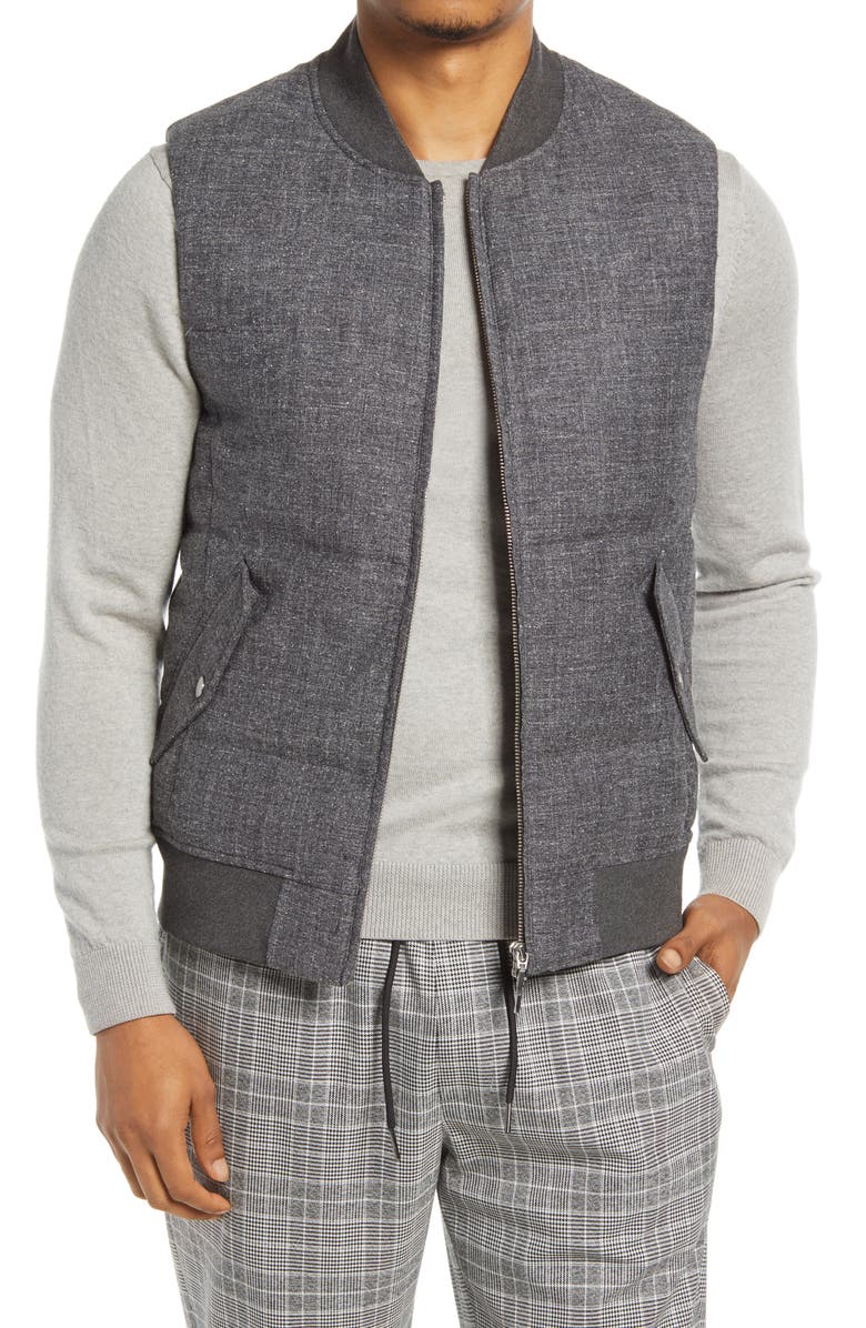 Suitsupply Padded Down Vest, Main, color, 