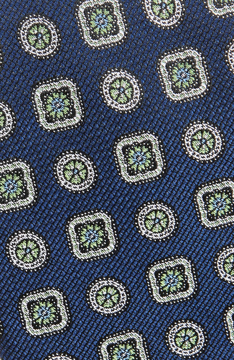 Nordstrom Aguilar Medallion Silk Tie, Alternate, color, Green