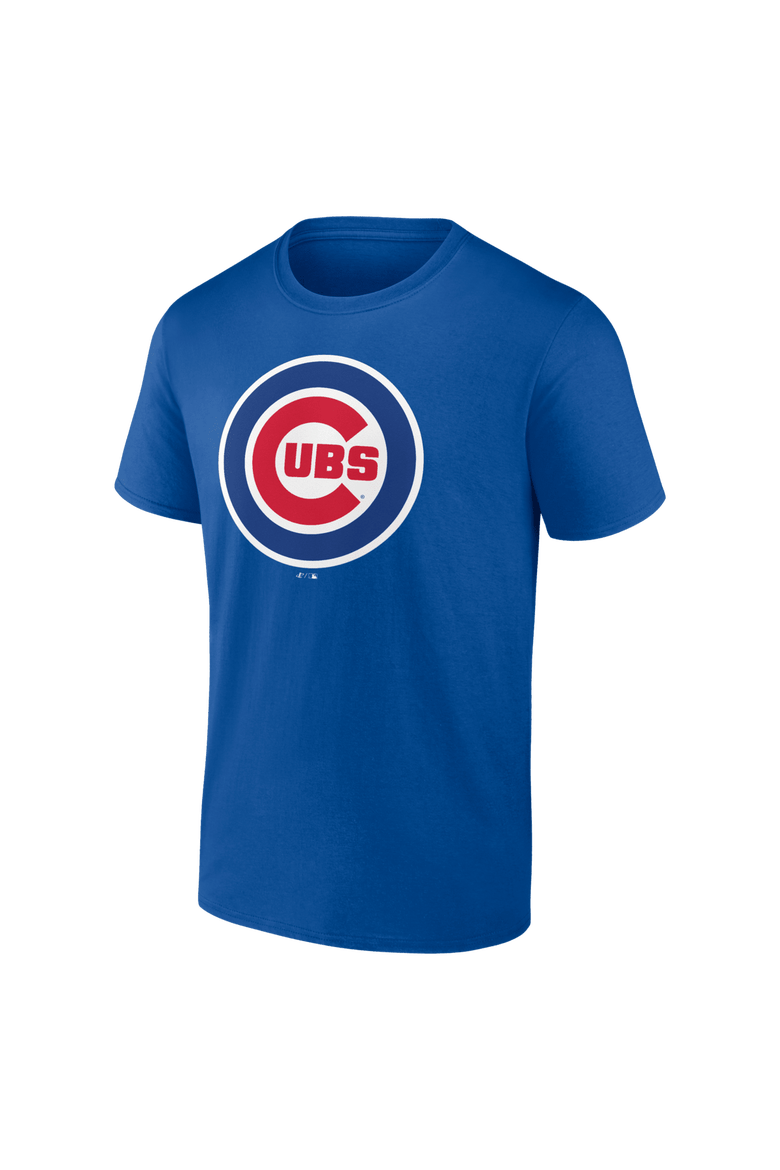 Men's Logo Athletic Royal Chicago Cubs Official Logo T-Shirt, Alternate, color, Royal