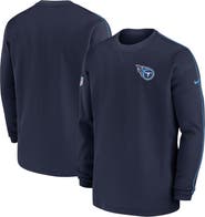 Nike Men's Nike Navy Tennessee Titans 2024 Sideline Coaches Long Sleeve Top