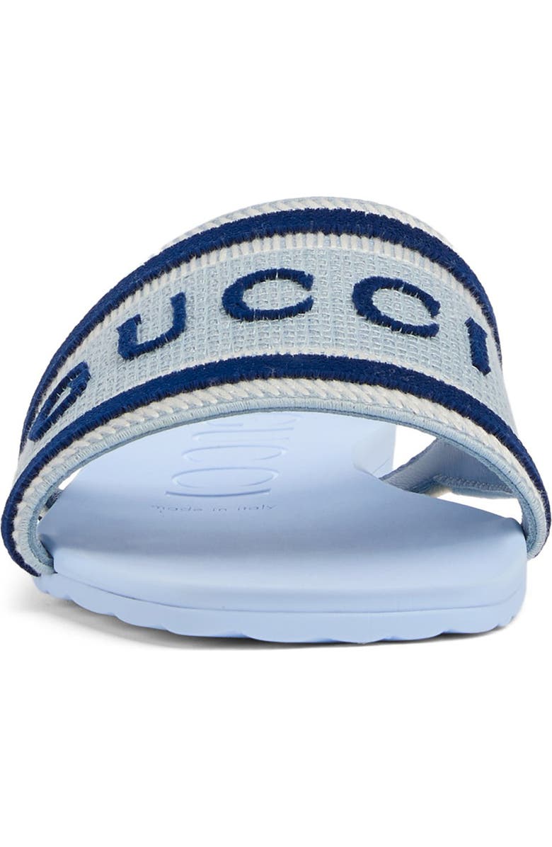 Gucci Luna Slide Sandal, Alternate, color, Blue