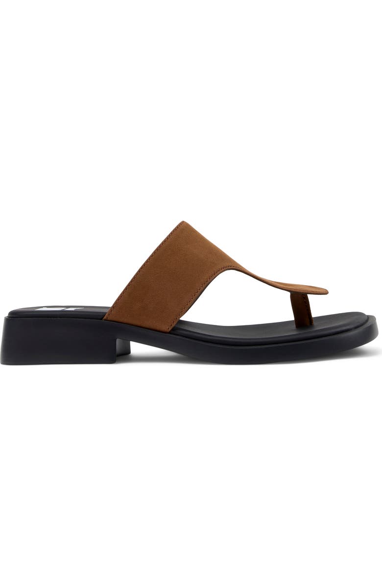 Camper Twins Mismatched Sandal, Alternate, color, Medium Brown