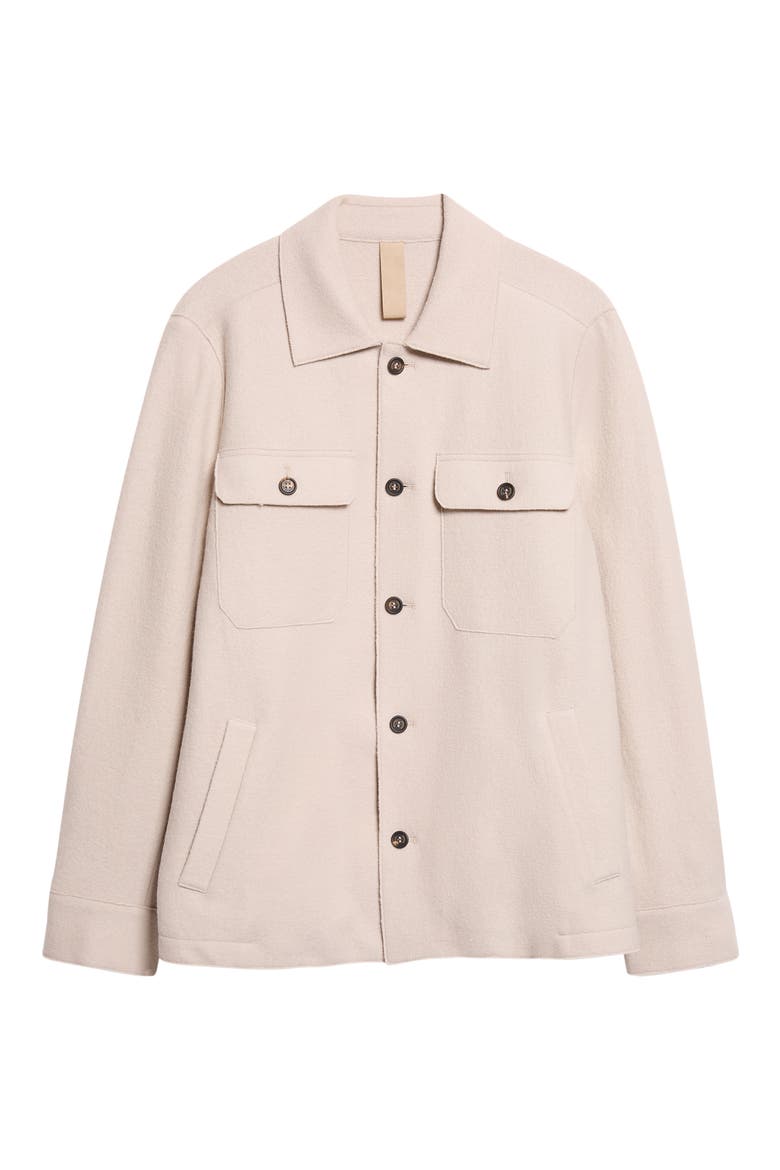 Boiled Wool Overshirt, Alternate, color, SAND