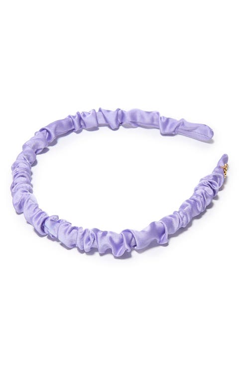 Jessie Ruched Satin Headband