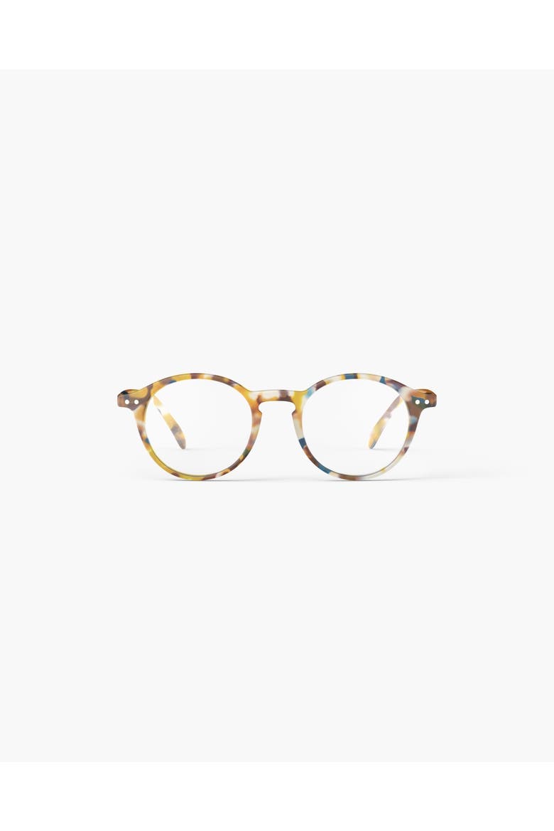#D 48mm Pantos Reading Glasses, Main, color, Blue Tortoise