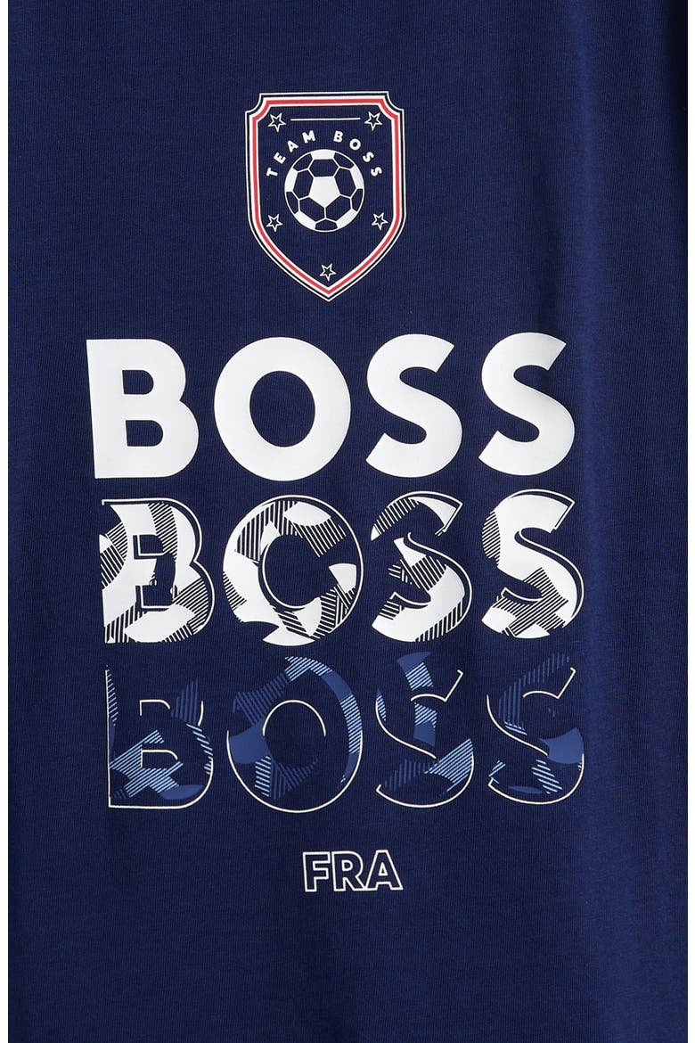 Kids' Short Sleeve Logo Graphic T-Shirt, Alternate, color, MEDIEVAL BLUE