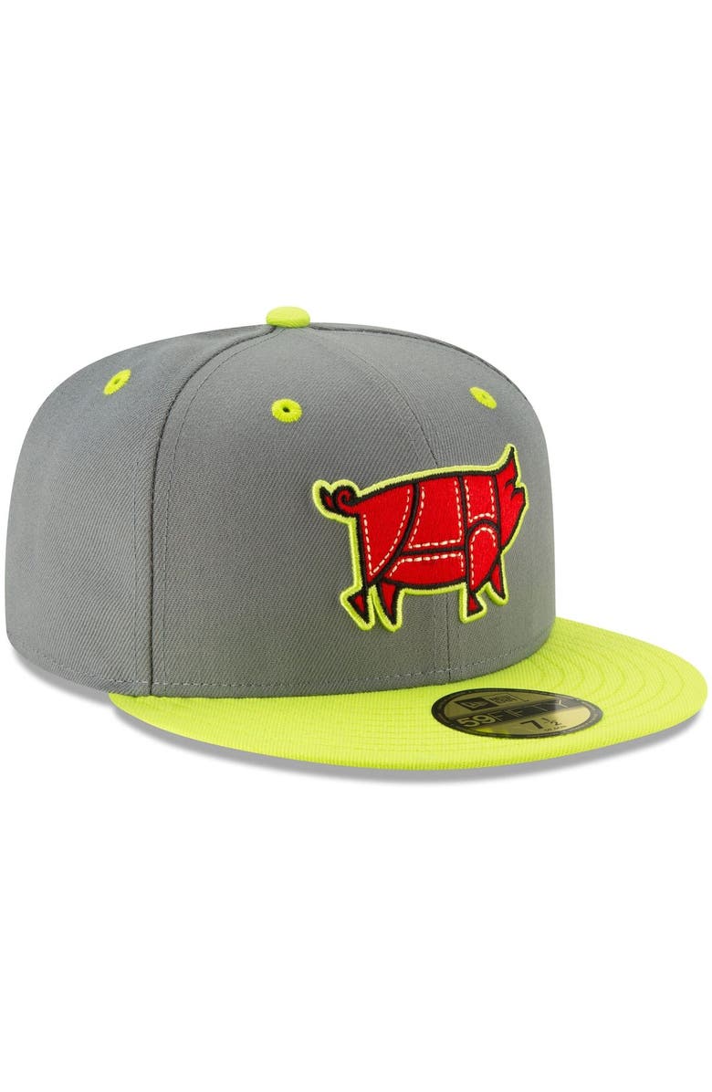 New Era Men's New Era Gray/Green Columbia Chicharrones Copa de la Diversion 59FIFTY Fitted Hat, Alternate, color, Gray