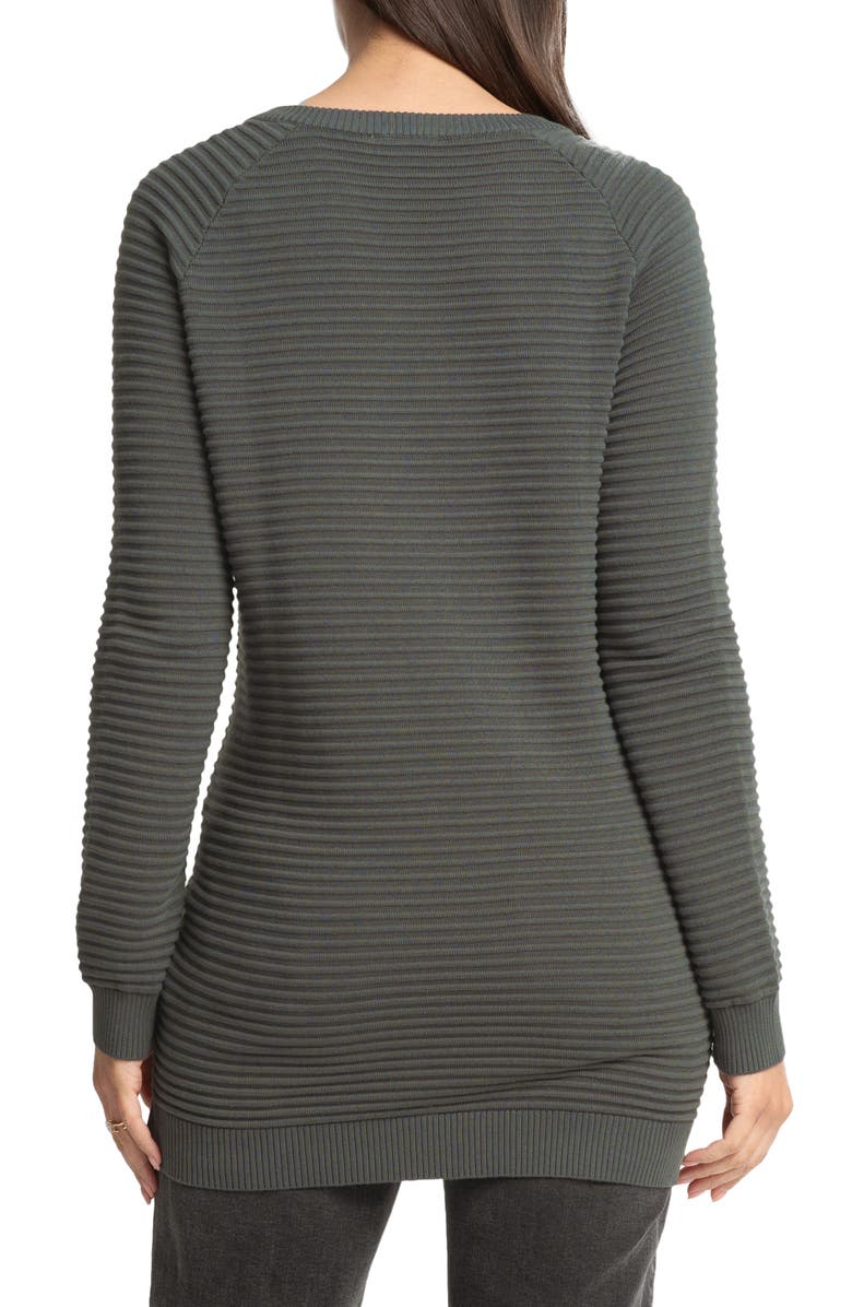 Seraphine Cotton Maternity/Nursing Sweater, Alternate, color,