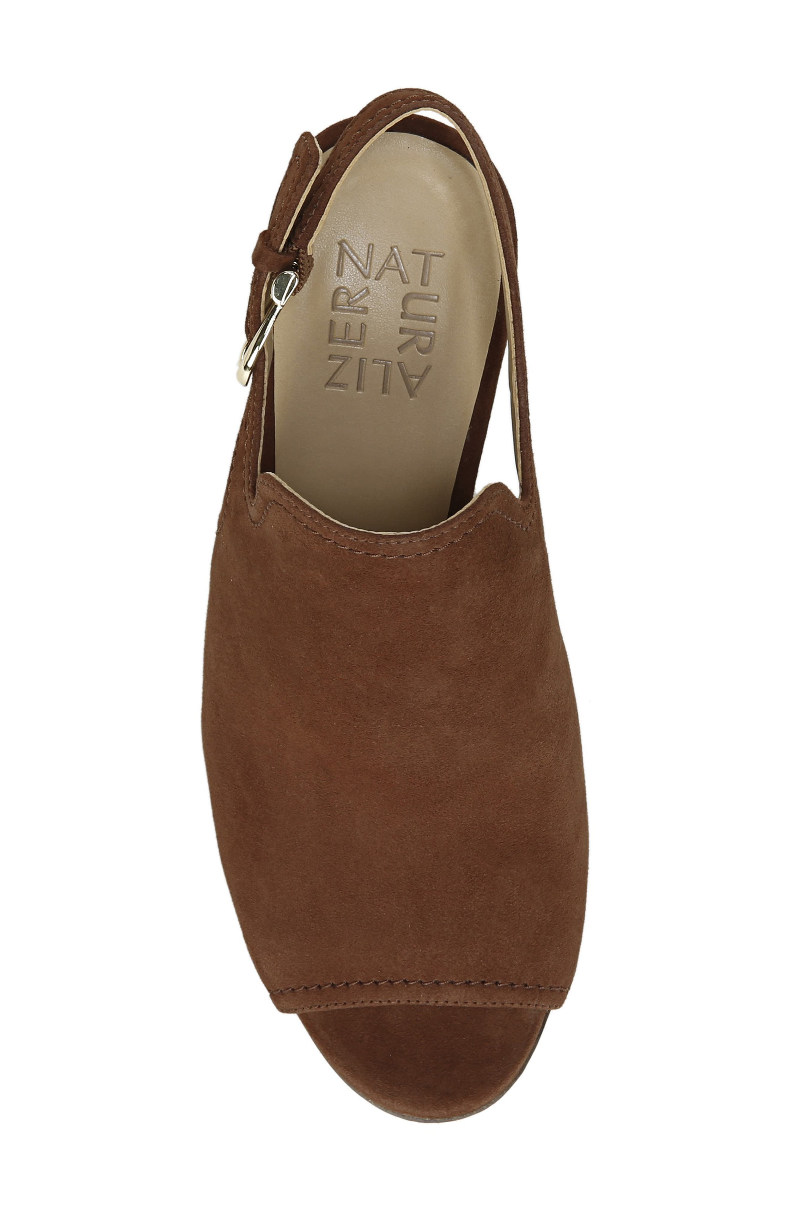 Raquel Slingback Sandal, Alternate, color, LODGE BROWN SUEDE