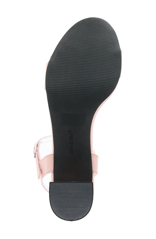David Tate Ageless Ankle Strap Sandal In Pink