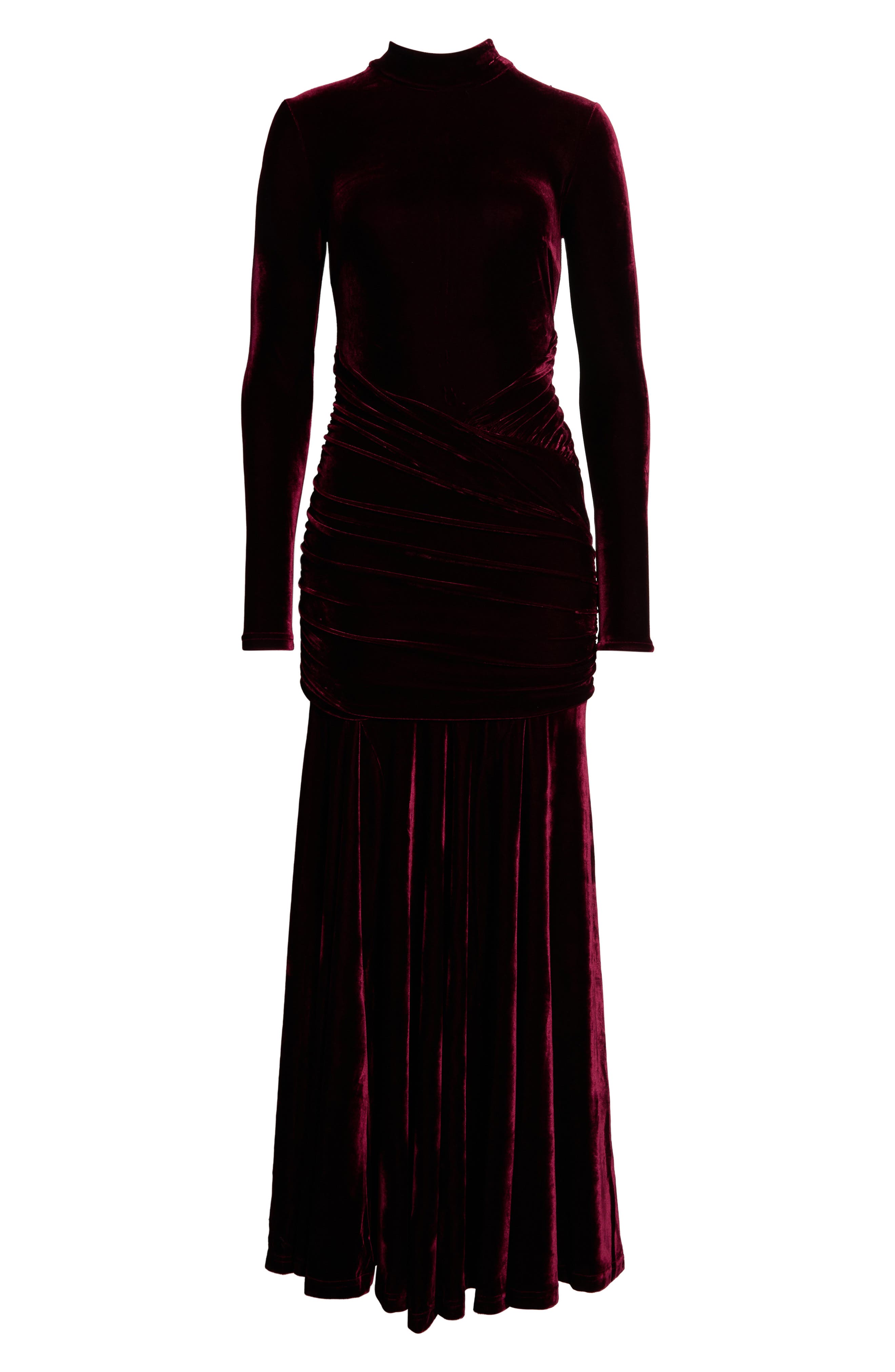 selected BURGUNDY