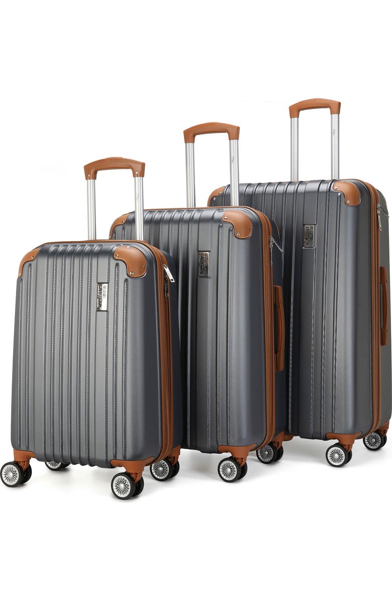Miami Carry On Collins 3-Piece Hardside Spinner Luggage Set, Alternate, color,