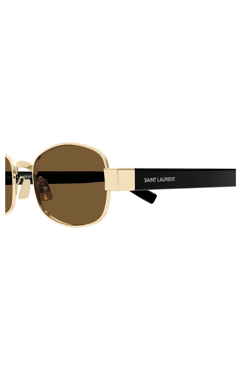 Saint Laurent SL 706 53mm Oval Sunglasses, Alternate, color,