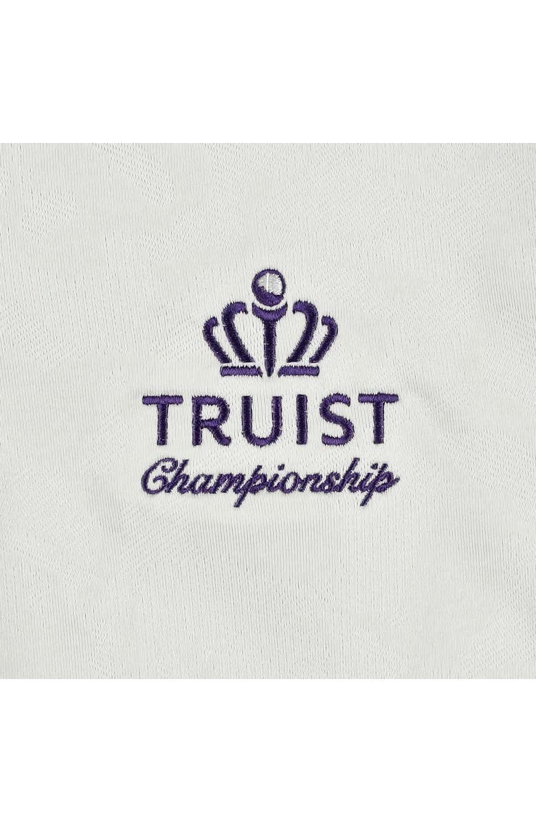 Under Armour Women's Under Armour  White Truist Championship Rose Jacquard UA Tech Quarter-Zip Pullover, Alternate, color, White