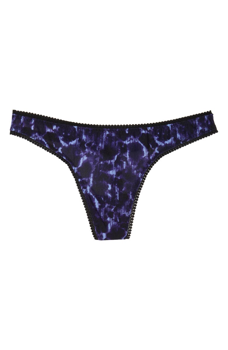 On Gossamer Triple Mesh Print Thong, Alternate, color, Marble Sea