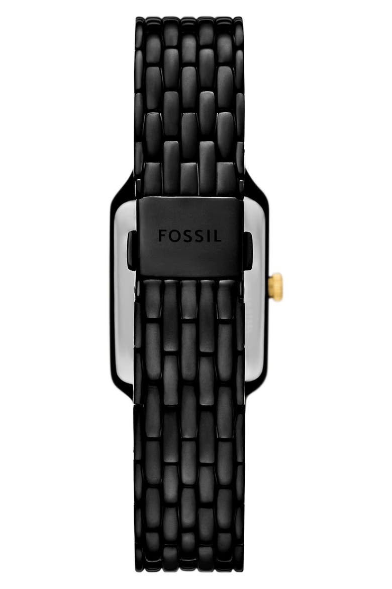 Raquel Bracelet Watch, 23mm, Alternate, color, BLACK