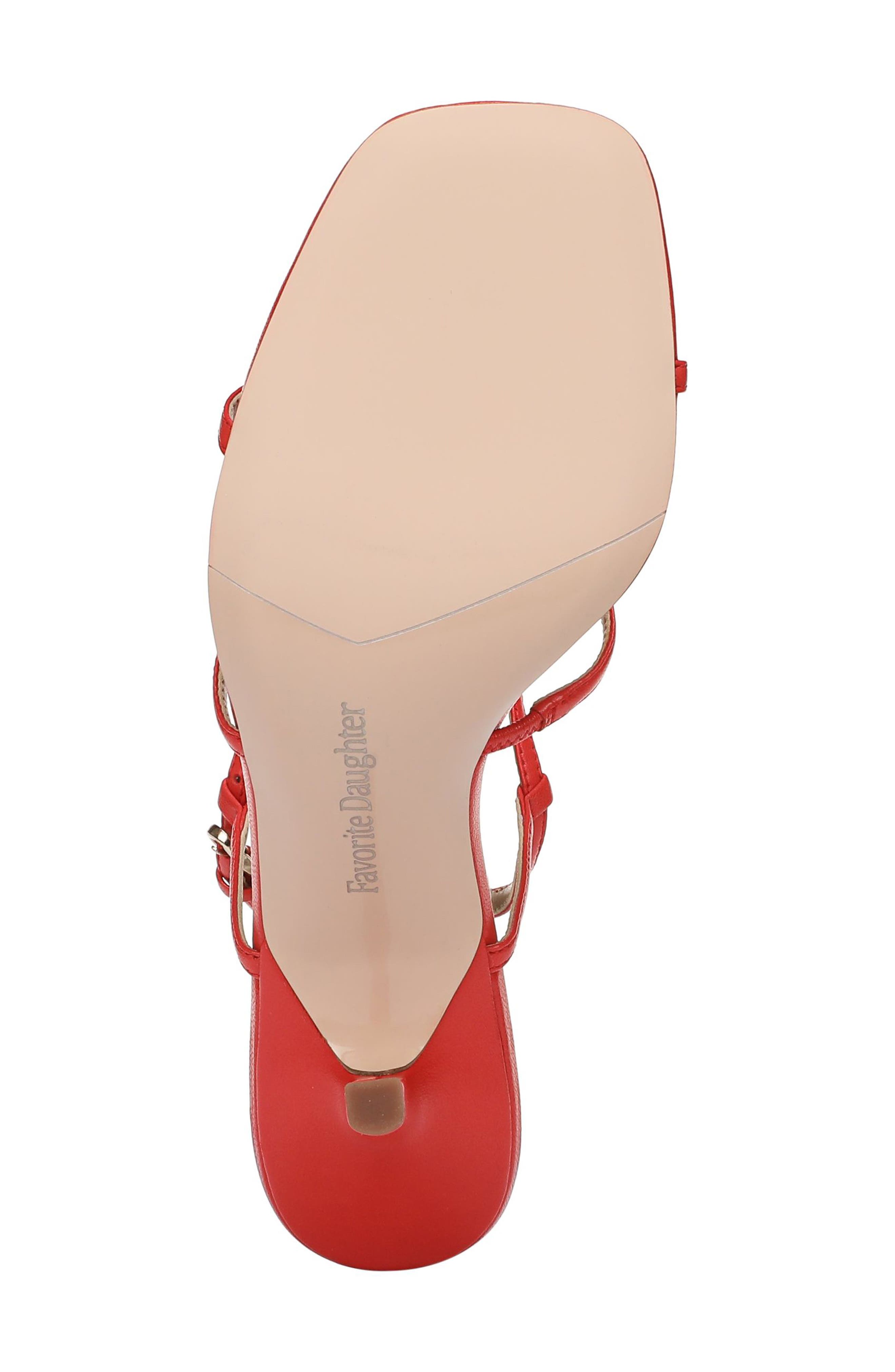 Solana Strappy Sandal, Alternate, color, TOMATO