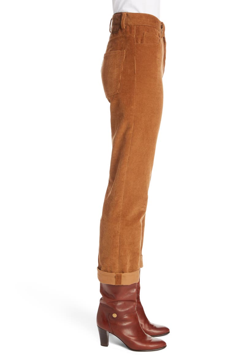 Skinny Corduroy Pants, Alternate, color, BEIGE