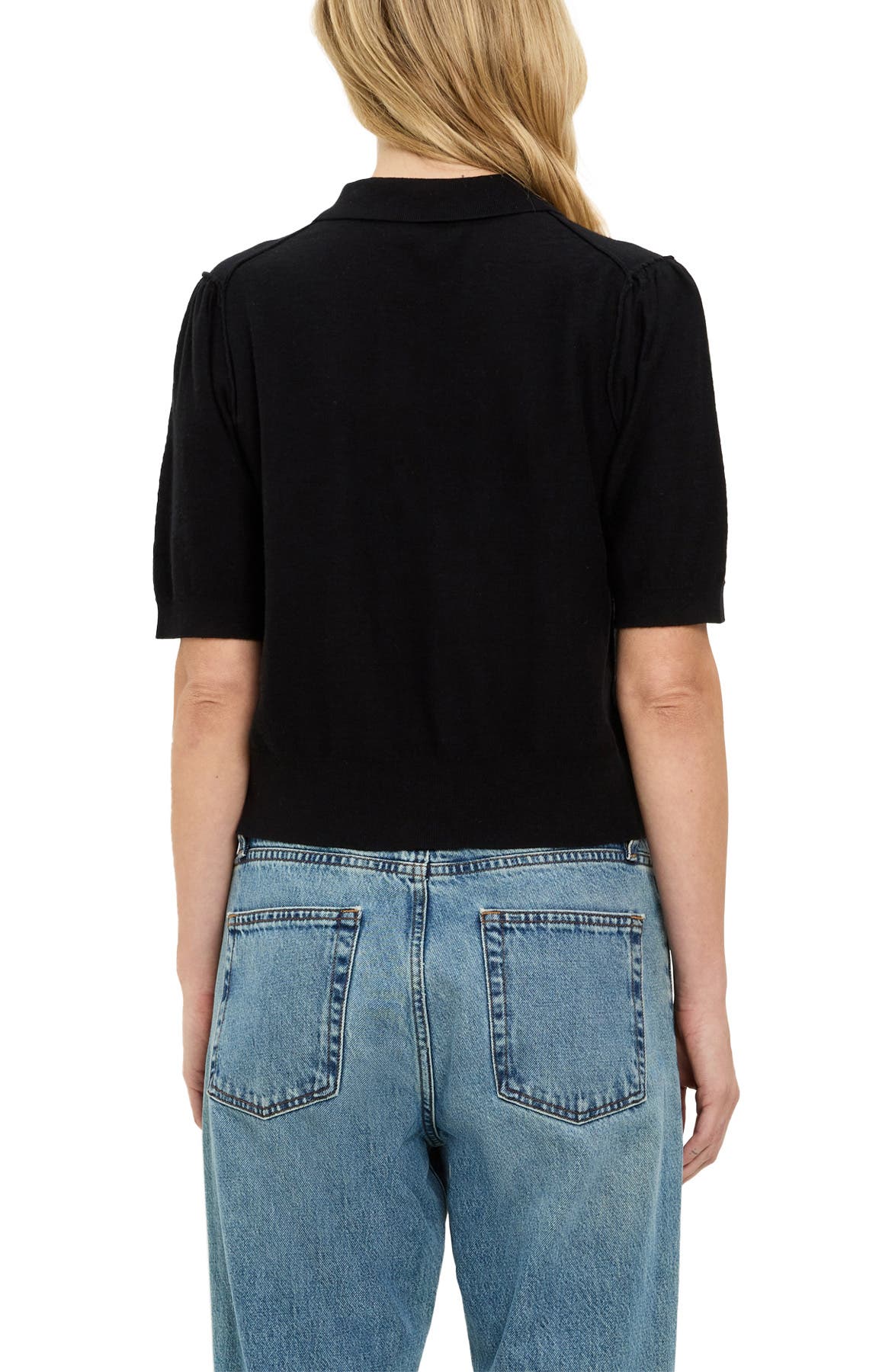 Sparrow Button Front Knit Shirt - image 2