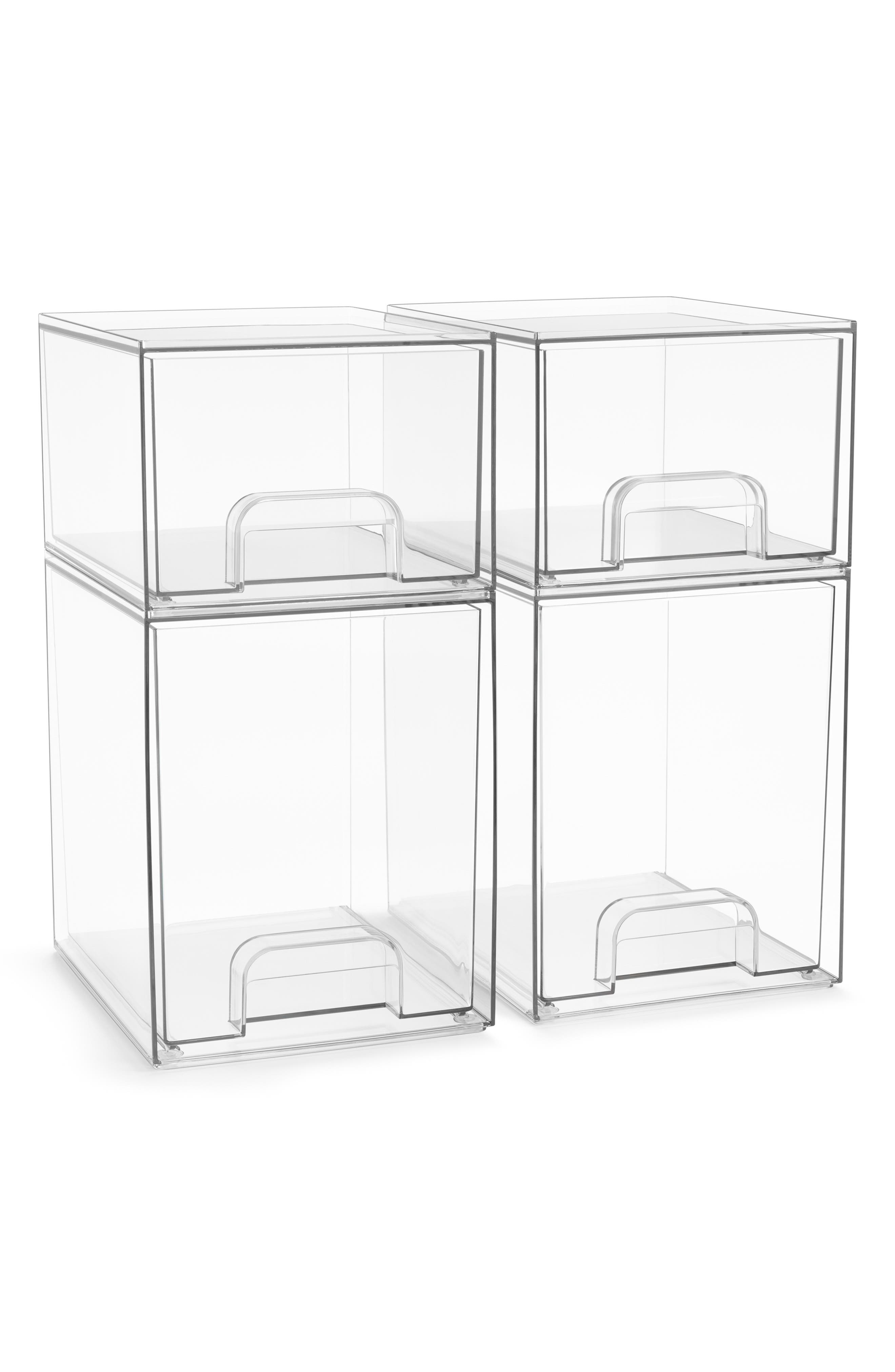 4-Piece Stackable Drawer Set