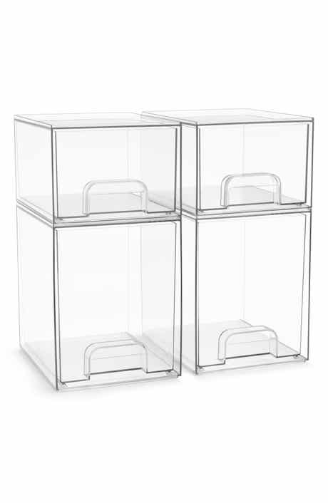 4-Piece Stackable Drawer Set