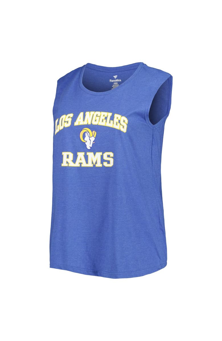 FANATICS Women's Fanatics Branded Royal Los Angeles Rams Plus Size Tank Top, Alternate, color, Royal