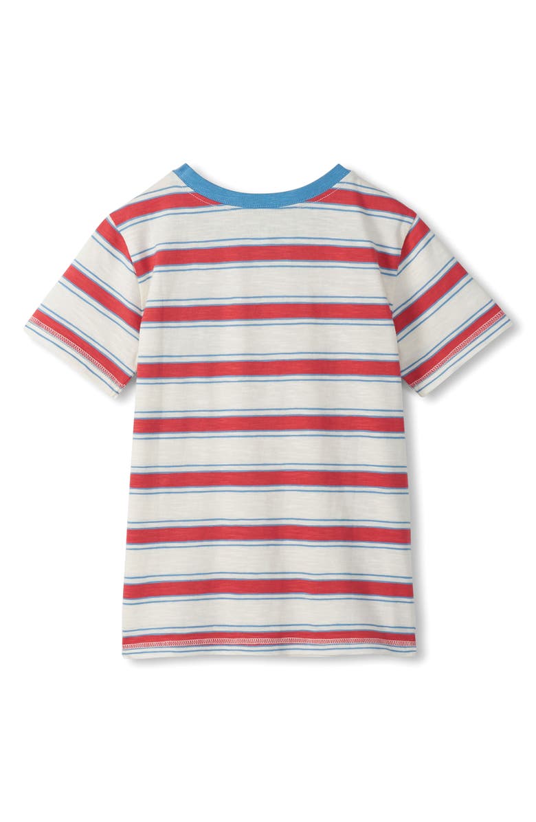 Hatley Kids' East Coast Stripes T-Shirt, Alternate, color, Blue