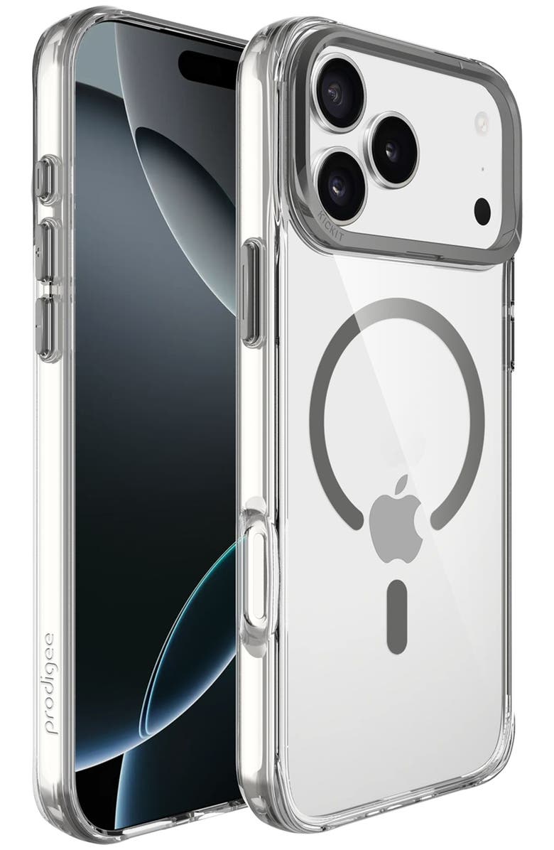 prodigee - Kick It MagSafe Case for Apple iPhone 17 Pro Max / iPhone Pro Max 2026 - Clear, Alternate, color, Clear