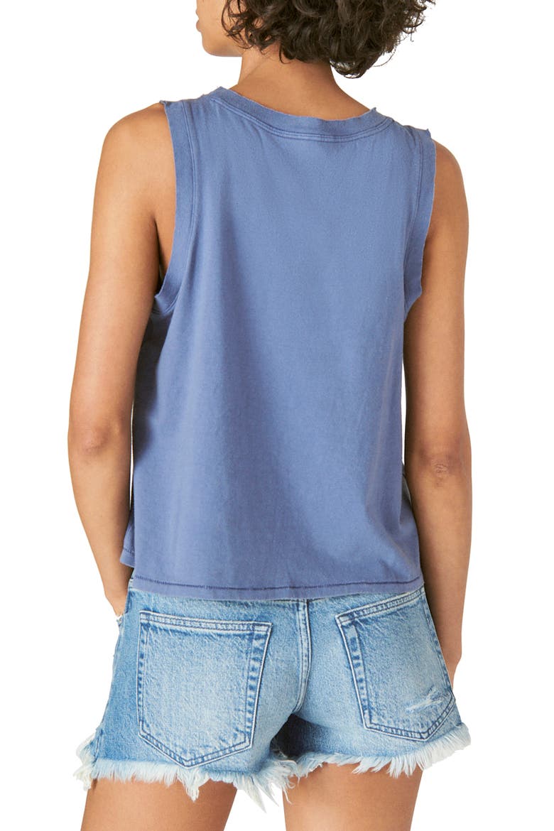 Jimi Hendrix Graphic Muscle Tank, Alternate, color, BLUE INDIGO