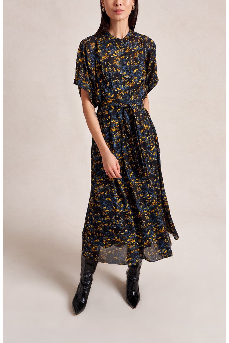 Nadege Dress, Alternate, color, Yellow Flower Fields