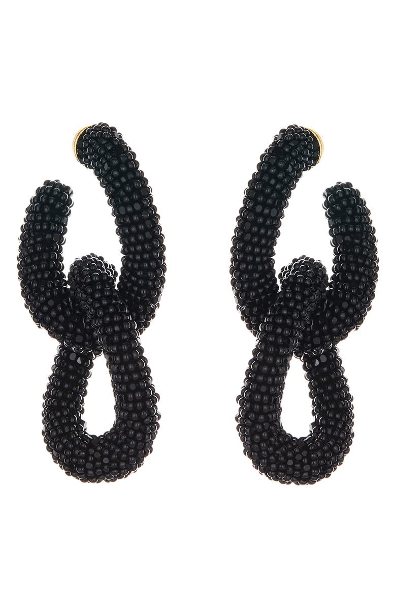 Oscar de la Renta Beading Links Drop Earrings, Main, color, 