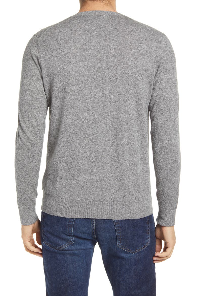 Lightweight Stripe Sweater, Alternate, color, BLACK ICE