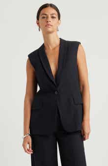 Nordstrom Shawl Lapel Blazer Vest
