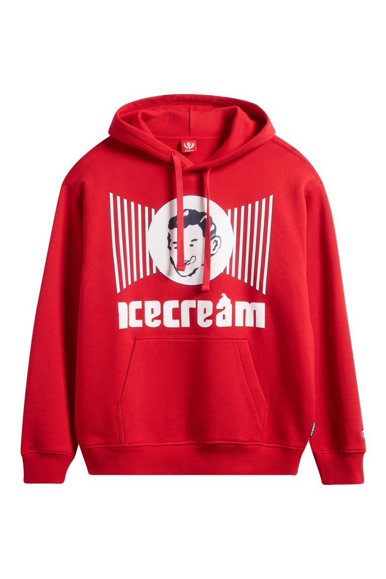 Coneman Cotton Graphic Hoodie, Alternate, color, GOJI BERRY
