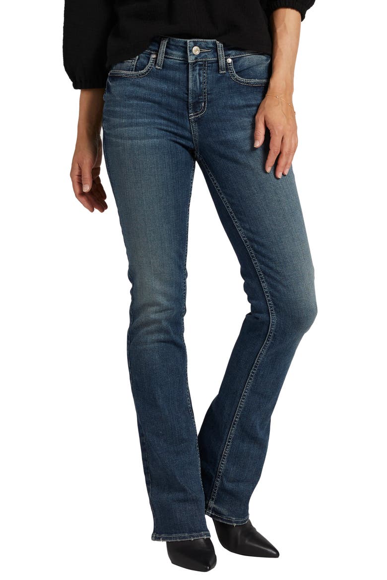 Suki Mid Rise Bootcut Jeans, Main, color, INDIGO