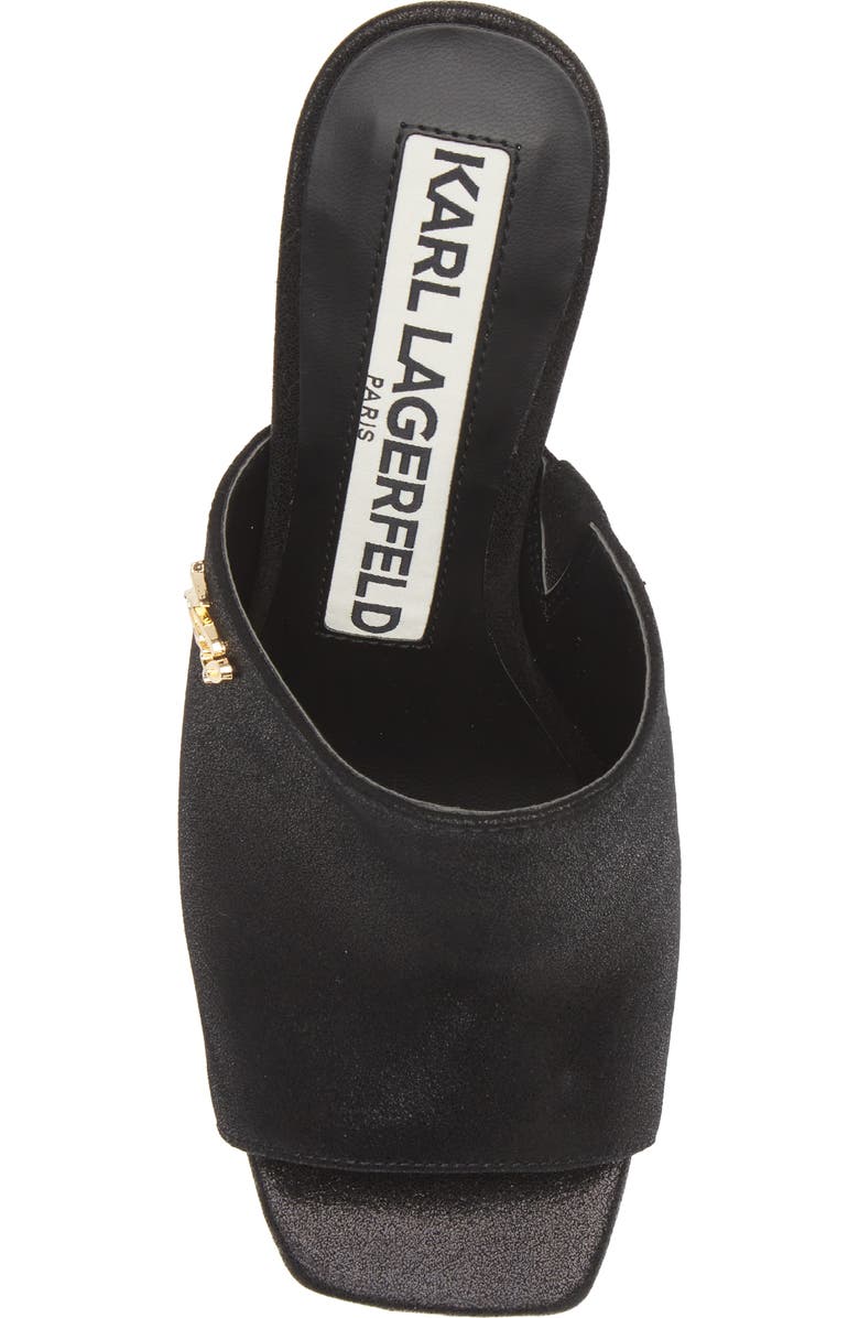 KARL LAGERFELD PARIS Hensley Platform Sandal, Alternate, color, Black