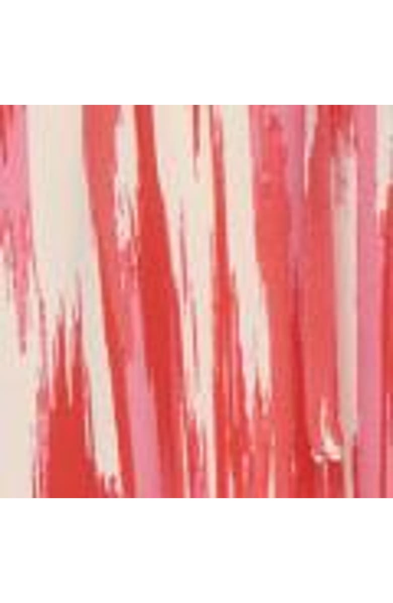 Kaffe Arina Half Sleeve V-Neck Maxi Dress, Alternate, color, Pink Abstract Print