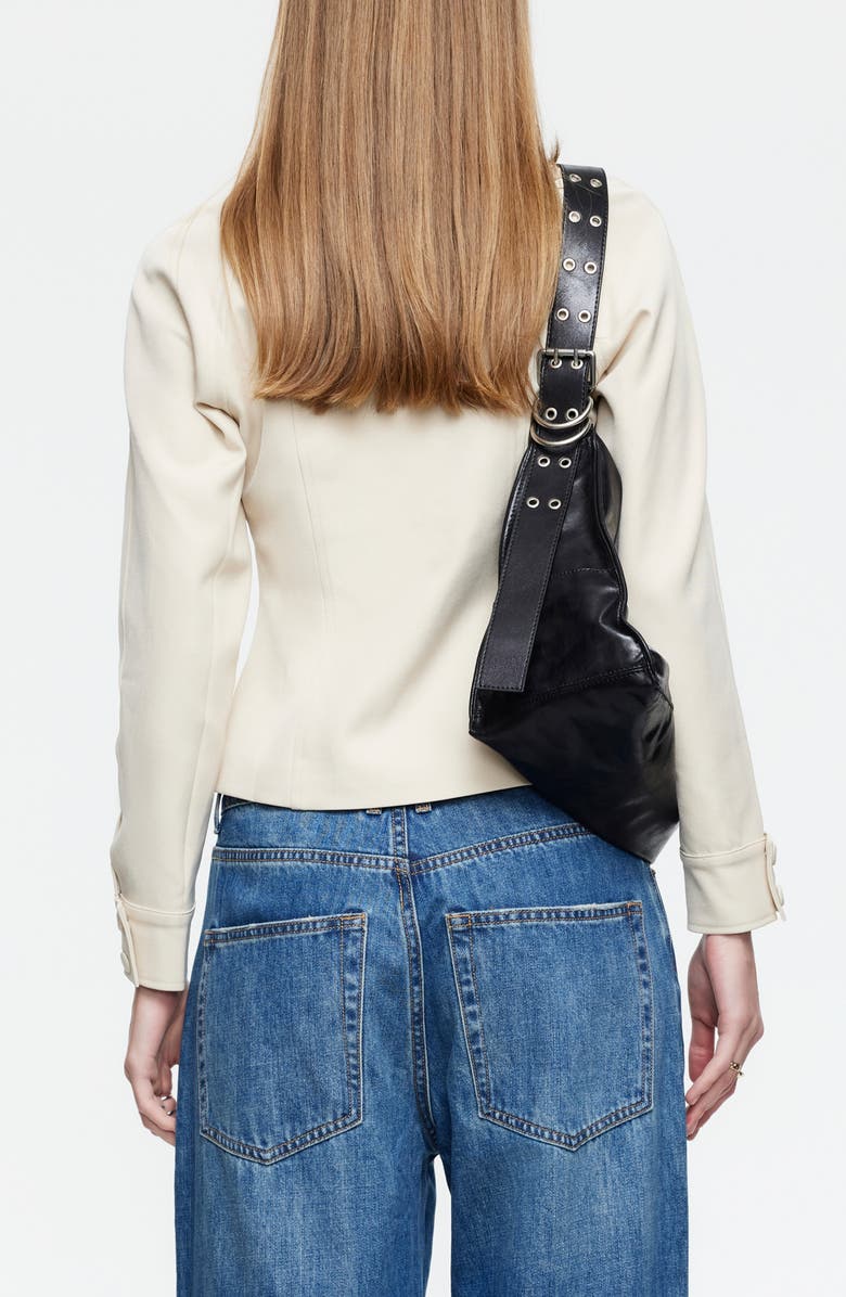 LIONESS Form Double Breasted Jacket, Alternate, color, Cream