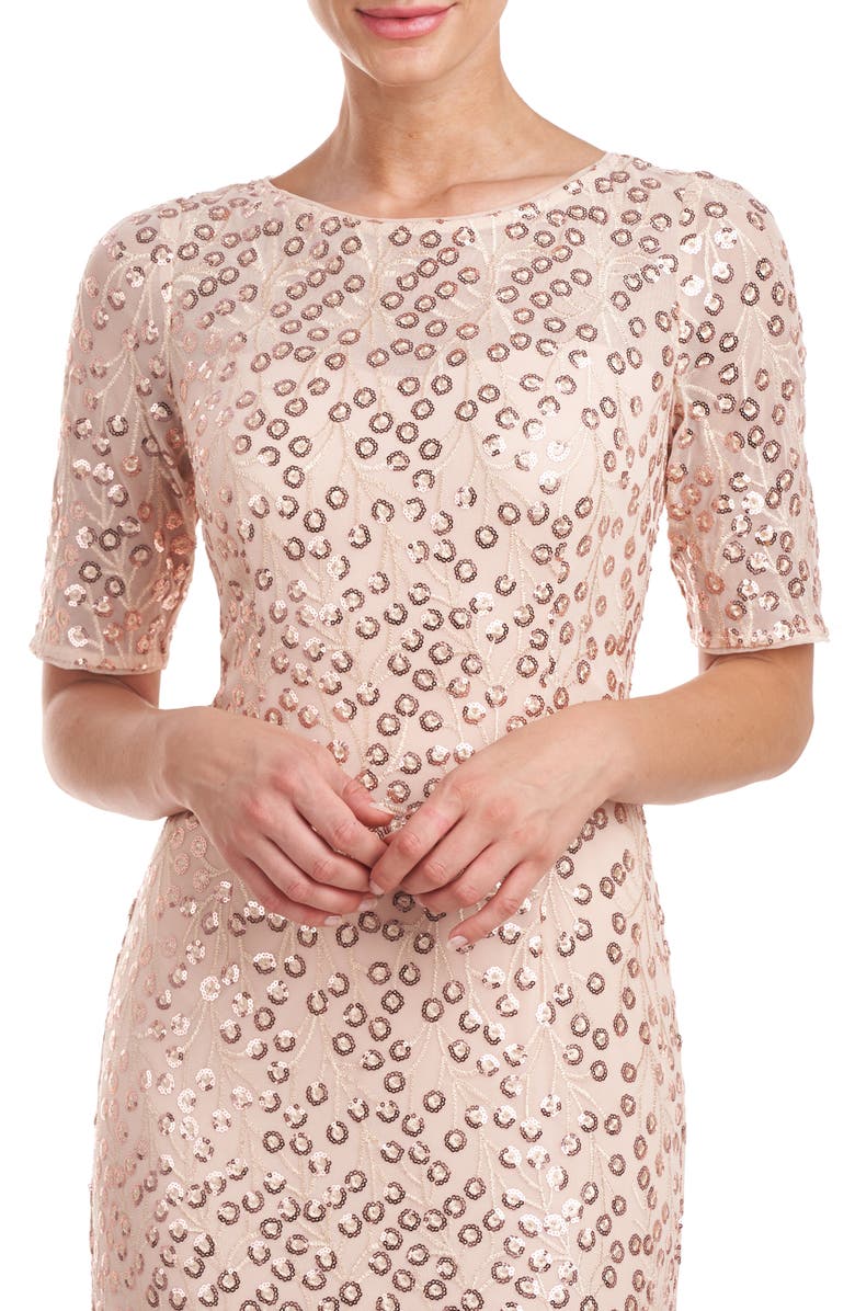 JS Collections Elliot Sequin Mermaid Gown, Alternate, color, 