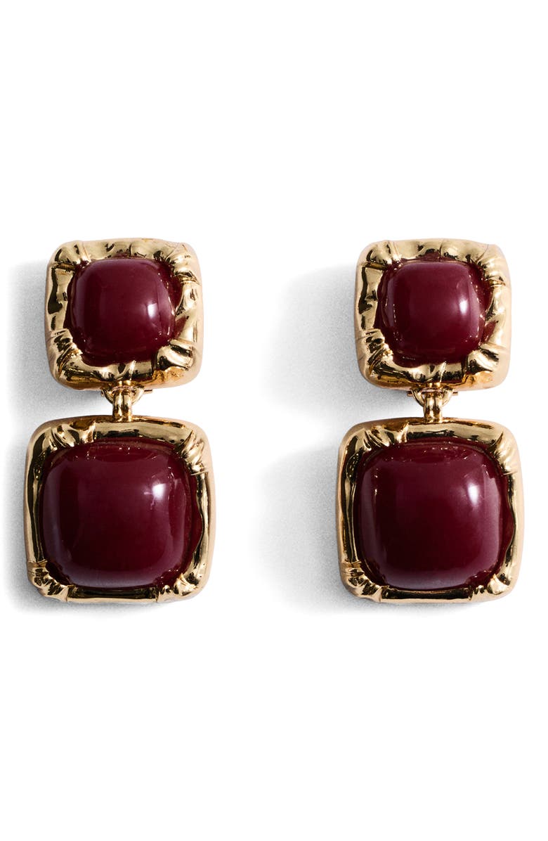 MANGO Beaded Drop Earrings, Main, color, 